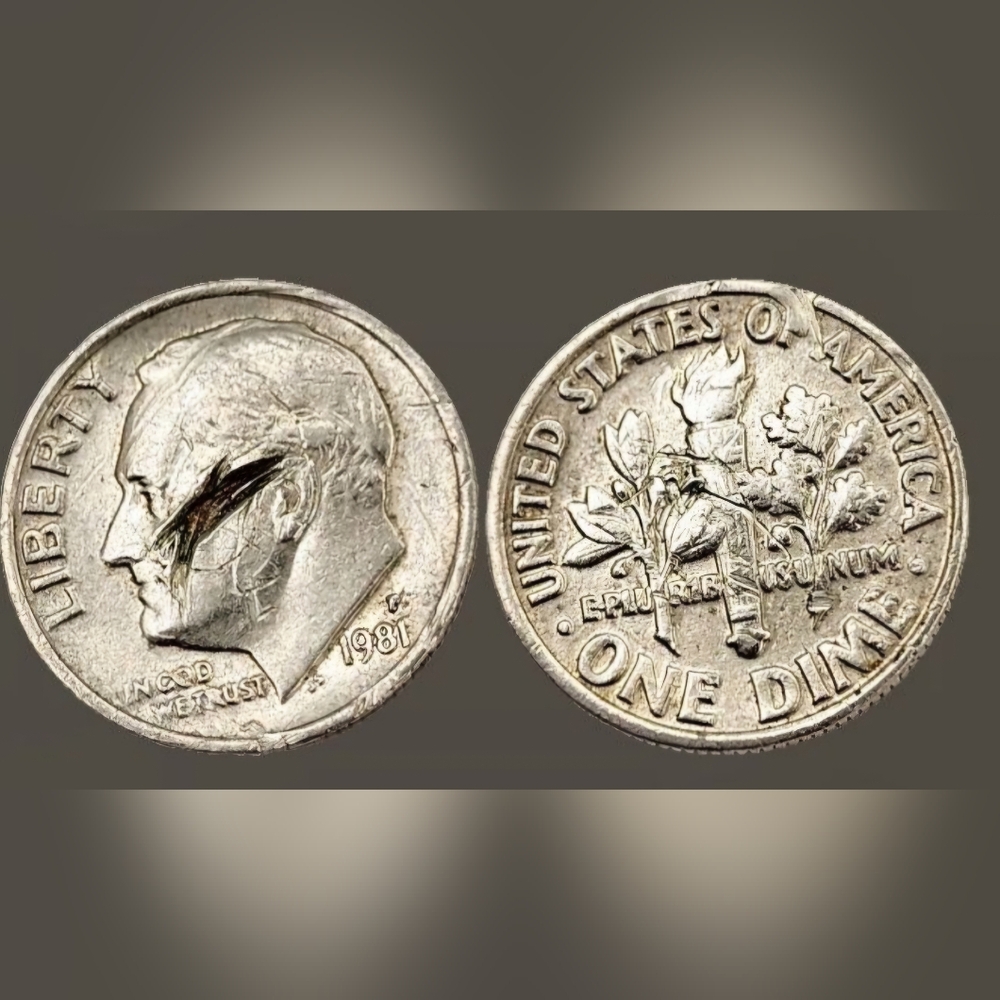 1981 P Roosevelt dime